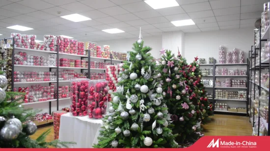 600-1000PCS Bola de decoración de Navidad de adorno de exhibición de piso de alta calidad para árbol de Navidad